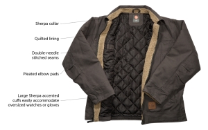 Gray Bush Pilot Jacket