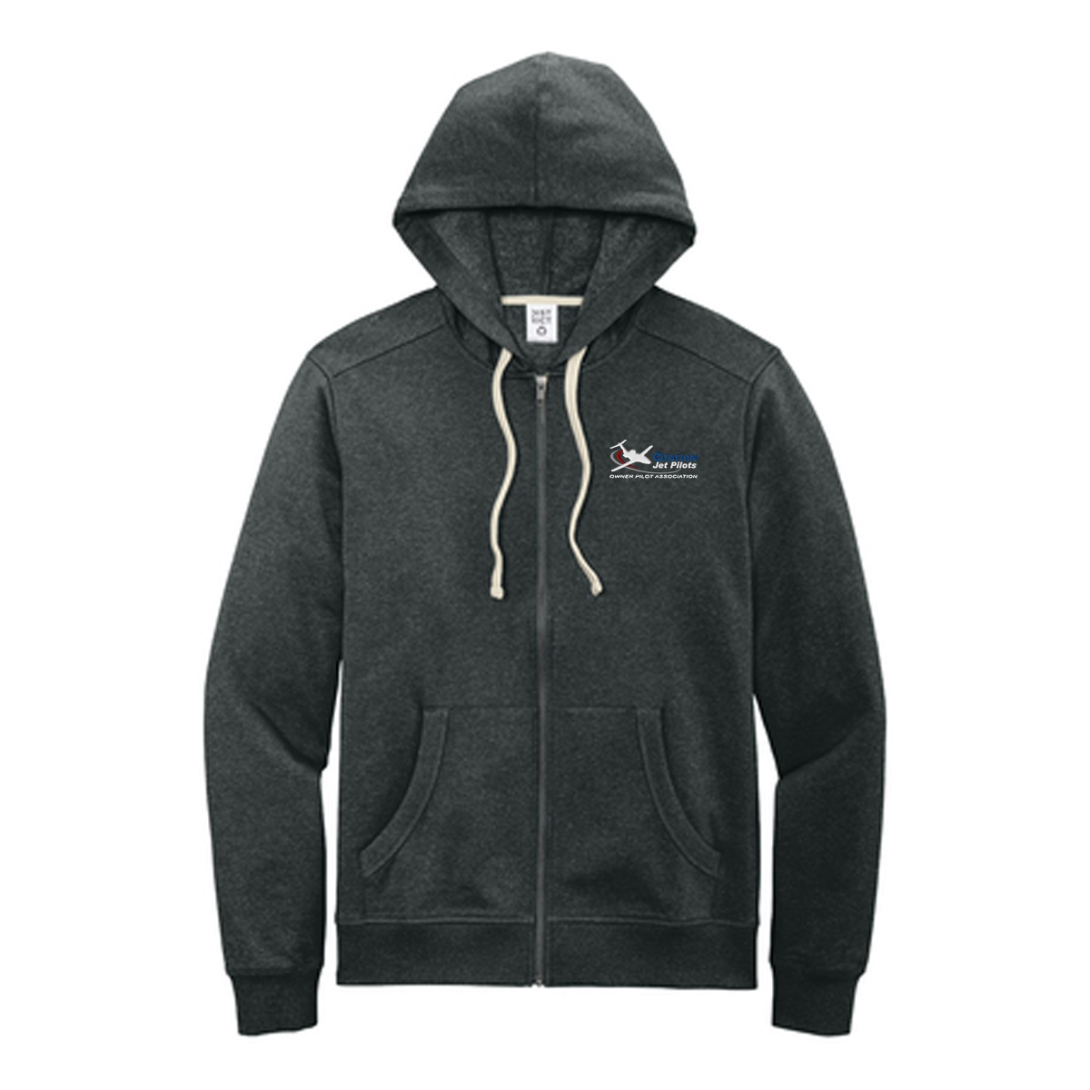 Citation Jet Pilots Men's Layover Hoodie - Heather Black