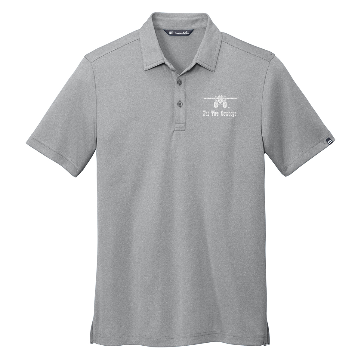 FTC Travis Mathew Coto Performance Polo - Quiet Shade Grey