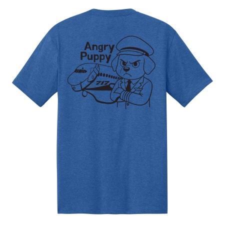 Angry Puppy T - blue