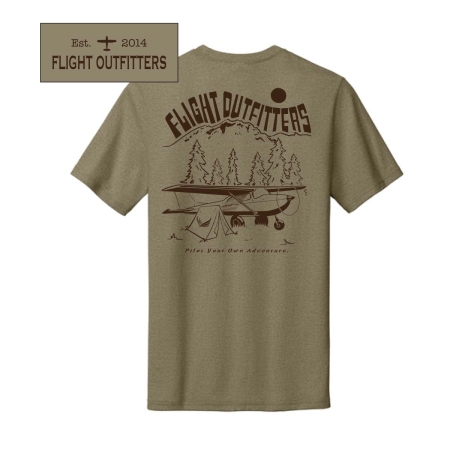 Camp T-shirt - coyote brown heather