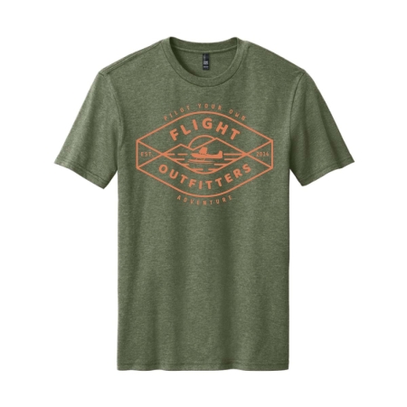 Peak T-shrit - Heather Olive