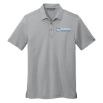 copa travis mathew coto performance polo - quiet shade grey - copa formation