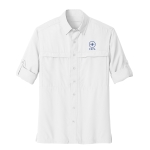 copa long sleeve guide shirt - white - vertical logo