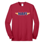 NAFI Classic long sleeve tshirt - red